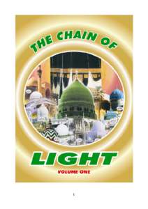 1  THE CHAIN OF LIGHT VOLUME ONE TRANSLATED THROUGH THE BLESSINGS OF