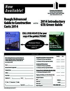 Now Available! Rough/Advanced Guide to Construction Costs 2014