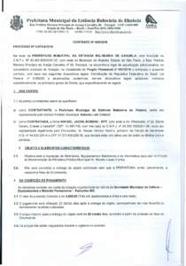 I Prefeitura Municipal da Estância Balneária de Ilhabela Rua Prefeito Mariano Procópio de Araújo Carvalho, 86 - Perequê - CEPEstado de São Paulo - Brasil- FonelFaxCNPJ32