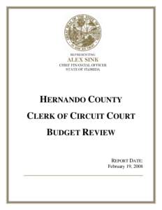 Microsoft Word - Hernando County Final Reportdoc