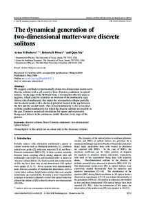 INSTITUTE OF PHYSICS PUBLISHING  JOURNAL OF OPTICS B: QUANTUM AND SEMICLASSICAL OPTICS J. Opt. B: Quantum Semiclass. OptS231–S240