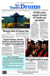 Cauyat — the beat of the Yukon-Kuskokwim Delta  Bethel, Alaska | 50 cents | FREE in the villages Vol. 42, No. 10 | May 8, 2014