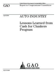 Car Allowance Rebate System / Emission standards / National Highway Traffic Safety Administration / Fuel economy in automobiles / Electric vehicle / Automotive industry / United States Environmental Protection Agency / Corporate Average Fuel Economy / Chevrolet Volt / Transport / Green vehicles / 111th United States Congress