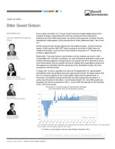 Quarterly Point of View by Tim Noonan