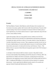 111th United States Congress / American Recovery and Reinvestment Act / Politics / Building the Education Revolution / Infrastructure / Affordable housing / Government / Economics / National fiscal policy response to the late 2000s recession / Late-2000s financial crisis / Government of Australia / Rudd Government