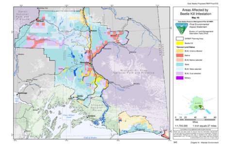 East Alaska Proposed RMP/Final EIS 150°W 147°W  144°W