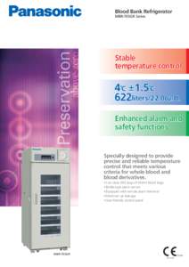 Blood Bank Refrigerator MBR-705GR Series Stable temperature control
