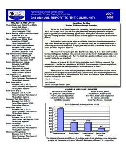 Pacific Grove Unified School District Measure D - Citizens’ Oversight Committee2nd ANNUAL REPORT TO THE COMMUNITY