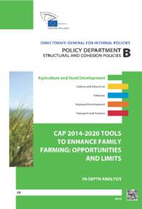 CAP[removed]tools to enhance family farming: opportunities and limits