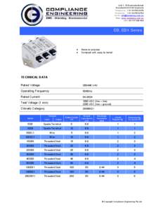 Earring / Comité International Spécial des Perturbations Radioélectriques / Electromagnetic compatibility / Threaded rod