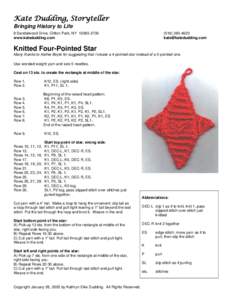 Microsoft Word - Four-Pointed Xmas Star directions and story.doc