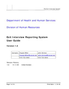 Microsoft Word - Exit Interview User Guide.doc