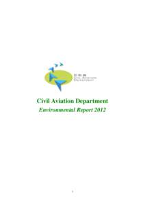 Civil Aviation Department Environmental Report 2012