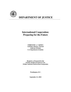 Merger guidelines / Christine A. Varney / Government / Business / Imperfect competition / Law / International Competition Network / Competition / Cartel / United States antitrust law / Mergers and acquisitions / Competition law