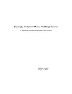 Electric power / Low-carbon economy / Energy policy / Community wind energy / Electric power distribution / Renewable energy commercialization / Wind farm / Renewable energy / Renewable Energy Certificate / Energy / Technology / Wind power