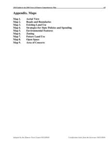 maps in the 2010 Update to the 2004 Town of Elsmere Comprehensive Plan