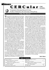 Mark Bray / Year of birth missing / CERC / International Association for the Evaluation of Educational Achievement / World Council for Comparative Education Societies / Harold J. Noah / Education / Comparative education / Educationists