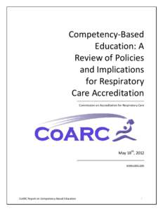 Competency-Based Education: A Review of Policies and Implications for Respiratory Care Accreditation