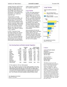 BUREAU OF THE CENSUS  November 1995 STATISTICAL BRIEF