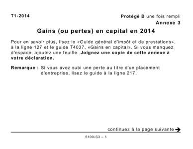 T1[removed]Protégé B une fois rempli Annexe 3