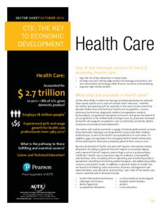 SECTOR SHEET OCTOBERCTE: THE KEY TO ECONOMIC DEVELOPMENT