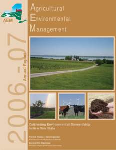 A gricultural Environmental M anagement Annual Report