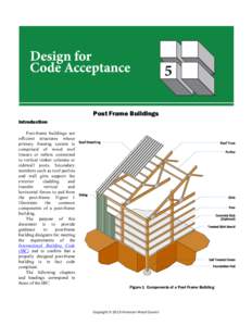 Post Frame Buildings Introduction Post-frame buildings are efficient structures whose primary framing system is comprised of wood roof