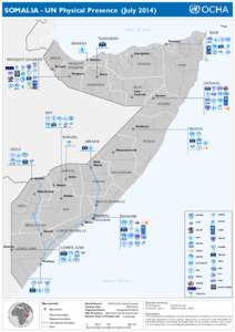 SOMALIA - UN Physical Presence (July[removed]Gulf of Aden TOGDHEER BERBERA