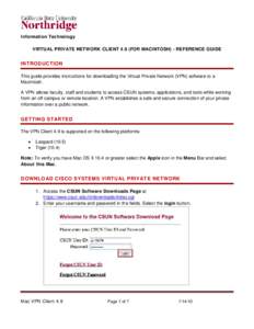 Network architecture / Computer security / Cisco Systems VPN Client / Cyberwarfare / Virtual private network / UT-VPN / Profile configuration file / Computer network security / Tunneling protocols / Computing