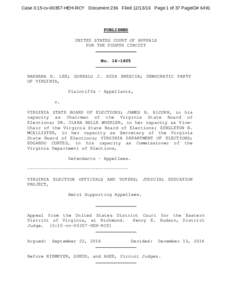 Case 3:15-cvHEH-RCY Document 236 FiledPage 1 of 37 PageID# 6491  PUBLISHED UNITED STATES COURT OF APPEALS FOR THE FOURTH CIRCUIT