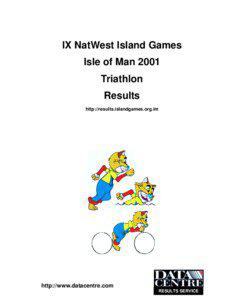 IX NatWest Island Games Isle of Man 2001 Triathlon