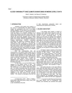 Climatology / Moderate-Resolution Imaging Spectroradiometer / Cloud top / Cloud cover / Cloud computing / Cloud / Orographic lift / Orography / Water vapor / Atmospheric sciences / Meteorology / Clouds