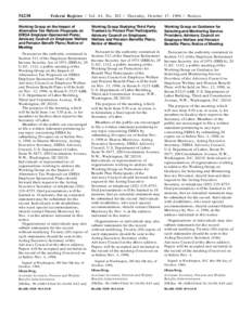 [removed]Federal Register / Vol. 61, No[removed]Thursday, October 17, [removed]Notices Working Group on the Impact of Alternative Tax Reform Proposals on