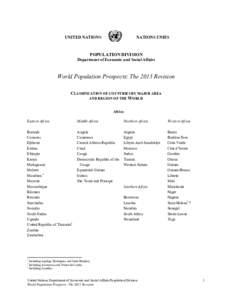 Microsoft Word - Classification of countries by major area.docx