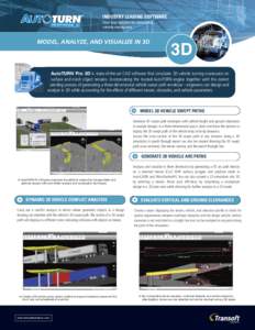 Automotive engineering / Swept path analysis / Video game genres / 3D graphics software / Autodesk / Simulation / Vehicle simulation game / Steering / AutoCAD / Software / Application software / AutoTURN