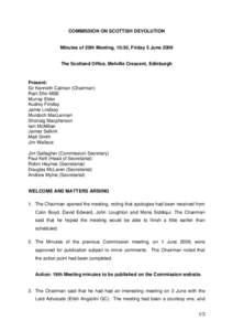 COMMISSION ON SCOTTISH DEVOLUTION