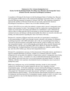 APA Division 44 Statement on New Arizona Immigration Law REV430pmPDT-1