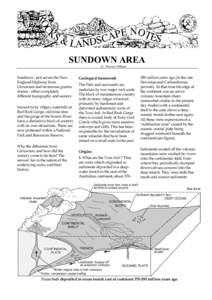 Darling Downs / Stanthorpe /  Queensland / Granite / Sundown National Park / Sedimentary rock / Subduction / Oceanic trench / Geology of Australia / Cratons / Geology / Plate tectonics / Geography of Queensland