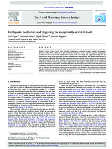 Earth and Planetary Science Letters ] (]]]]) ]]]–]]]  Contents lists available at SciVerse ScienceDirect Earth and Planetary Science Letters journal homepage: www.elsevier.com/locate/epsl