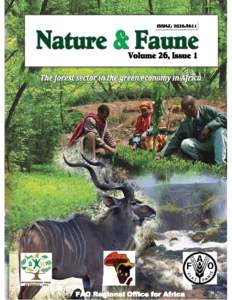 Front Cover Photos: Top to bottom: protected forest in Nigeria, anonymous; forest tree nursery in Ethiopia, anonymous; a river in Zambia, anonymous; the majestic African Greater Kudu in Zambia, anonymous. Back Cover Pho