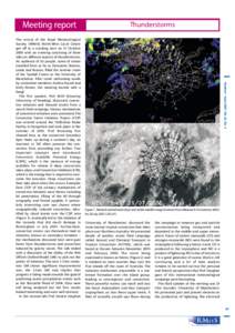 Meeting report  Weather – April 2007, Vol. 62, No. 4 The revival of the Royal Meteorological Society (RMetS) North-West Local Centre