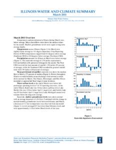 Illinois Water and Climate Summary - March 2011