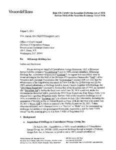 Letter From Brenda Lenahan, Vinson & Elkins, to Office of Chief Counsel, Division of Corporation Finance, Securities and Exchange Commission