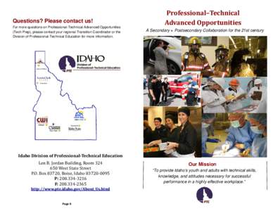High school / Miami Valley Career Technology Center / Oklahoma Tech Prep / Education / SkillsUSA / Institute of technology