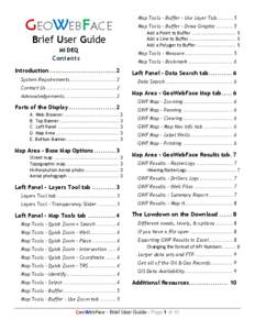 GeoWebFace User Guide 10p Brief