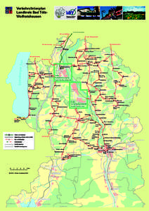 Verkehrslinienplan Landkreis Bad TölzWolfratshausen Freising Dachau