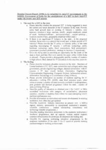 Detailed Proiect Reoort (DPR) to be submitted by s t a t e m governments to the MHRD. Government of India for the establishment of a HIT in their s t a t e m under the twentv new IIIT scheme 1.	 The need for a IIIT in th