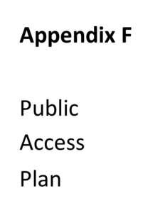 Appendix F Public Access Plan  Wenatchee Shoreline Public Access Plan