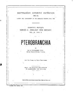 Cephalodiscida / Hemichordates / Pterobranchia / Fathom