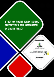 Study on Youth Volunteering Perceptions and Motivation inStudy South onAfrica Youth Volunteering